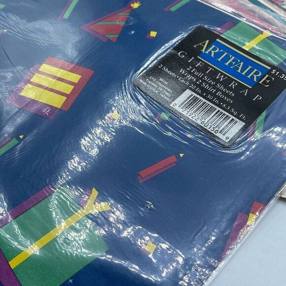 NWT Artfaire Vintage wrapping paper floral and patterns. 8 new in packages. - Picture 3 of 10